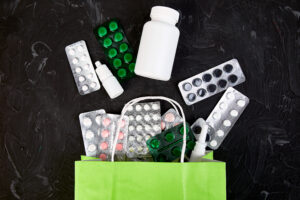 Different Medicines in a Bag